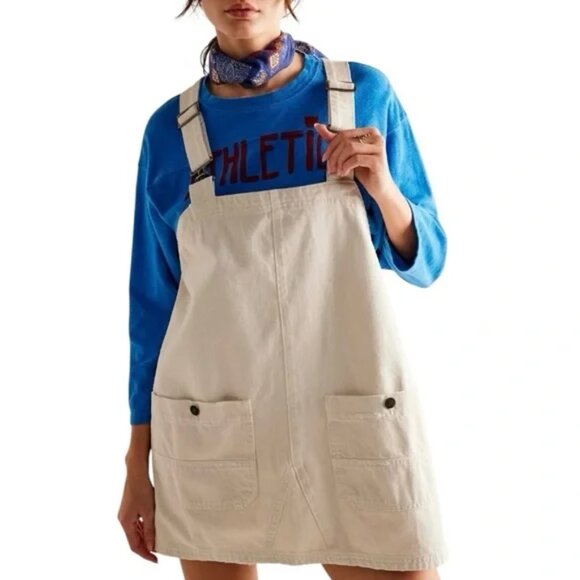 Free People - We The Free Overall Smock Mini Top Dress XL - Picture 4 of 15